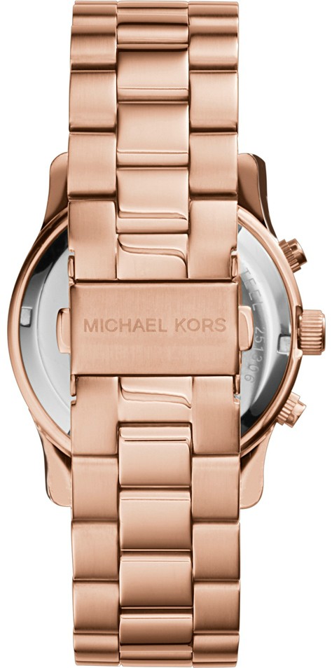 Michael Kors Runway Chronograph Rose Gold Stainless Steel Womens Watch MK5128 Michael Kors Women main image 4