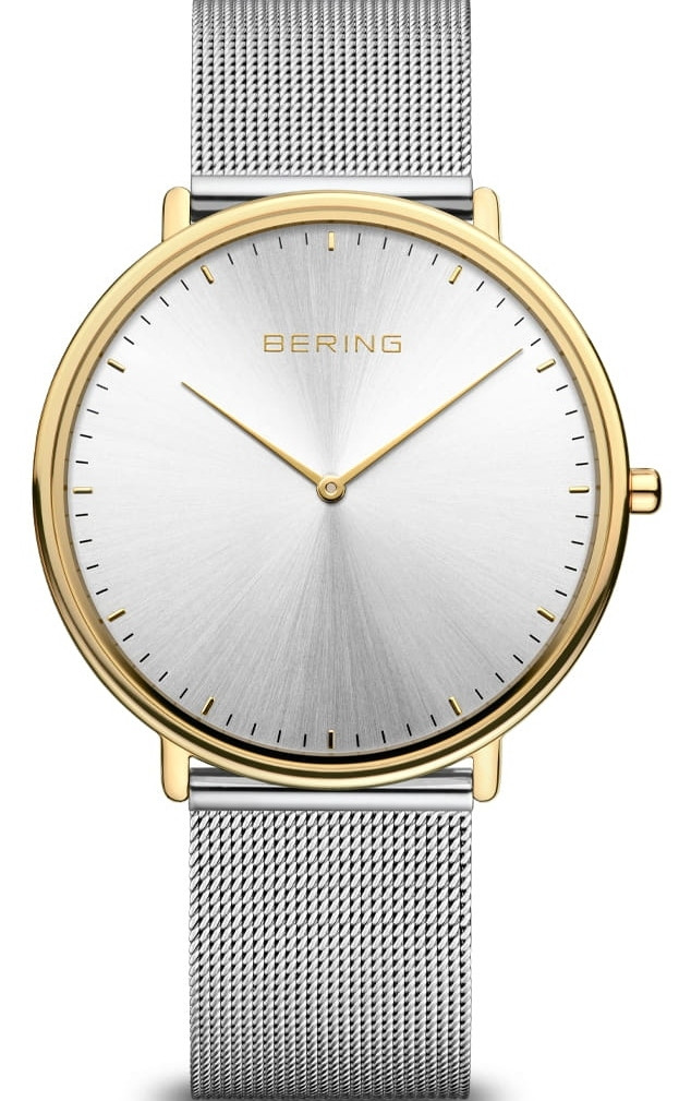 Bering Women's Classic Silver Dial Stainless Steel Mesh Watch 15739-010