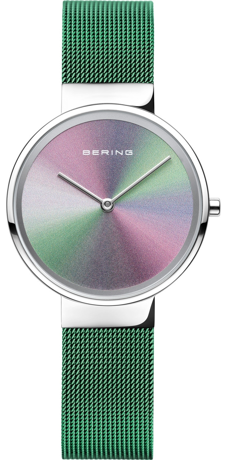Bering Women's Anniversary Multicolour Dial Green Stainless Steel Watch 10X31-ANN1