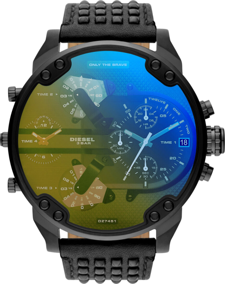 DIESEL Timeframes Chronograph Men's Black Analog Watch DZ7451