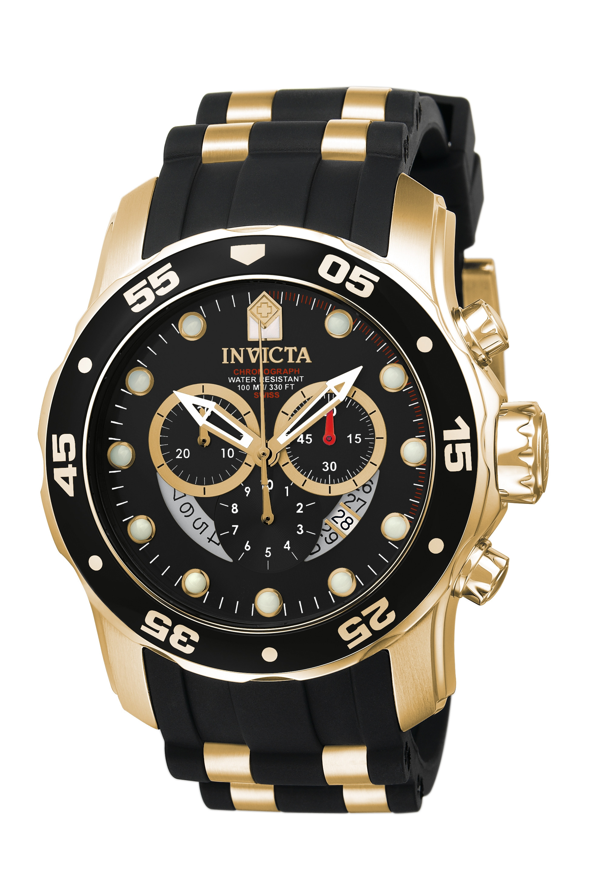 Invicta Men's Pro Diver Chronograph Black Dial Watch 6981