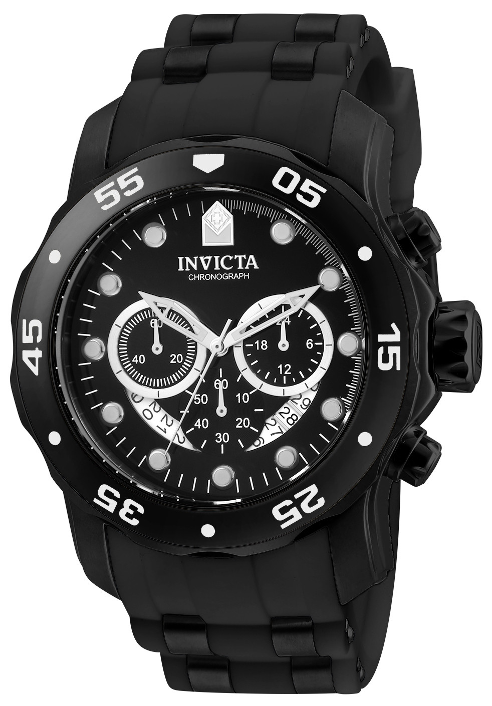 Invicta Men's Pro Diver Chronograph Black Watch 6986