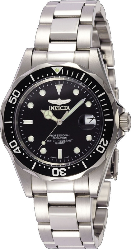 Invicta Men's Pro Diver Quartz Black Dial Watch 8932