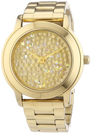 DKNY Women's Gold Tone Dial Watch NY8437 