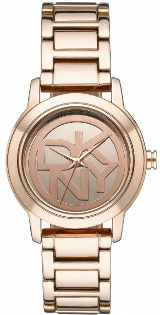 DKNY Women's Tompkins Rose-Gold Dial Rose Gold-Plated Watch NY8877 