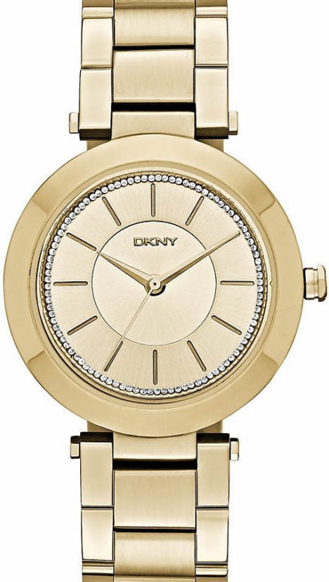 DKNY Women's Stanhope Gold Dial Gold-tone Watch NY2286