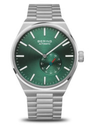 Bering Men's Automatic Green Dial Stainless Steel Watch 19441-708