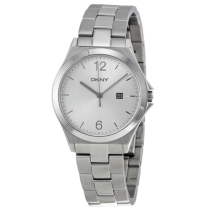 DKNY Women's Soho Silver Dial Silver Tone Watch NY2365