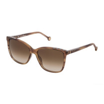 Carolina Herrera Women's Square Beige Sunglasses SHE795V5706YZ