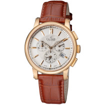 Charmex Kyalami Beige Dial Chronograph Alarm Stainless Steel Men's Watch 2060