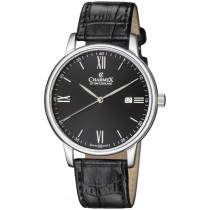 Charmex Amalfi Black Dial Stainless Steel Men's Watch CX-3017