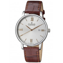 Charmex Amalfi Silver Tone Dial Stainless Steel Men's Watch CX-3020