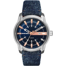 Diesel Men's Armbar Navy Dial Denim Watch DZ1769