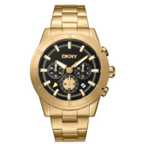 DKNY Men's Bryant Park Chrono Gold Stainless Steel Band Analog Watch DK1G051M0065