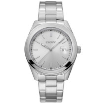 DKNY Men's Modernist Classics 3-Hands Date Silver Stainless Steel Analog Watch DK1G069M0035