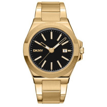 DKNY Men's Modernist Stainless Steel 3-Hand Gold Analog Watch DK1G047M0075