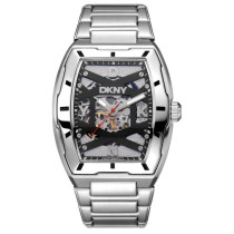 DKNY Men's Urban Automatic Silver Stainless Steel Watch DK1G048M0085