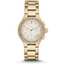 DKNY Women's Chambers Chronograph Gold Tone Watch NY2259