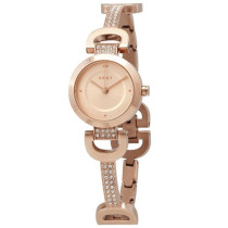 DKNY Women's City Rose Gold Dial Rose Gold Stainless Steel Watch NY2752