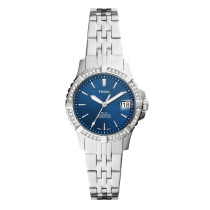 Fossil Women's FB-01 Three-Hand Blue Dial Stainless Steel Watch ES5005