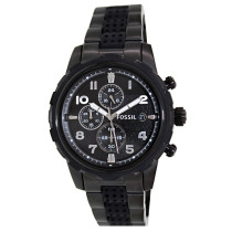 Fossil Men's Dean Chronograph Black Watch FS4904 