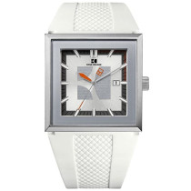 Hugo Boss Orange Men's White Dial White Silicone Watch 1512706