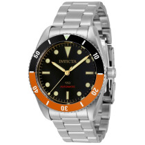 INVICTA Men's Pro Diver Automatic 3-Hand Black Dial Analog Watch 34336