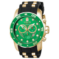 Invicta Men's Pro Diver Chronograph Green Dial Watch 6984