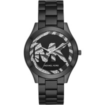Michael Kors Women's Runway Black Dial Black Stainless Steel Watch MK4562