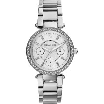 Michael Kors Parker Silver Dial Silver Tone Watch MK5615 