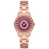 Michael Kors Women's Layton Rose Gold-Tone Stainless Steel Watch MK6893