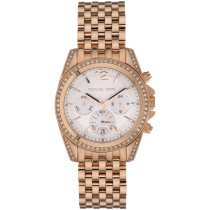 Michael Kors Women's Pressley Chronograph Rose Gold Tone Watch MK5836 