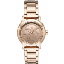 DKNY Women's Tompkins Rose-Gold Dial Rose Gold-Plated Watch NY8877 