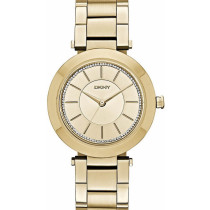 DKNY Women's Stanhope Gold Dial Gold-tone Watch NY2286