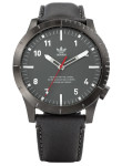 Adidas Men's Cypher LX1 Gunmetal Dial Charcoal Leather Watch Z06 2915-00