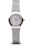 Bering Women's Classic White Dial Mesh Stainless Steel Watch 11923-004