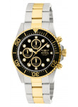 Invicta Men's Pro Diver Chronograph Black Dial Two-Tone Watch 1772
