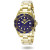 Invicta Men's Pro Diver Quartz Blue Dial Gold Tone Stainless Steel Watch 8937