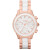 DKNY Women's White Dial Rose Gold Ceramic Watch NY8825 