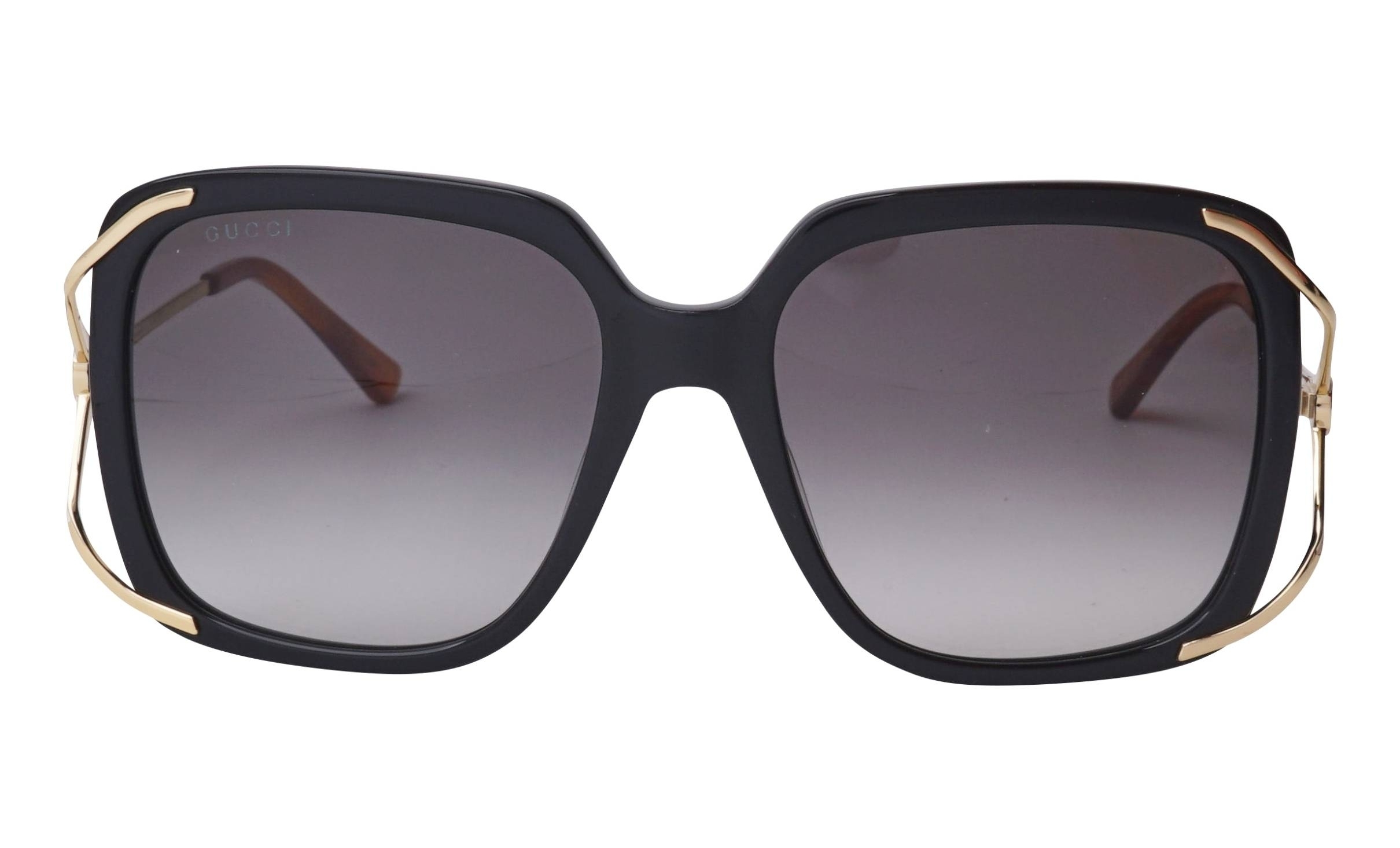 Gucci Gold Frame Gray Gradient Lens Women\'s Sunglasses s-l1200.jpg main image 2