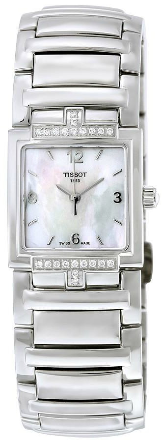 Tissot Women's T Evocation Mother-Of-Pearl Dial Watch T051.310.61.117.00 