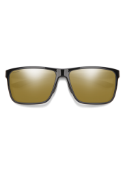 Smith Optics Riptide Black and ChromaPop Glass Polarized Bronze Mirror Sunglasses 203682BSC61QE