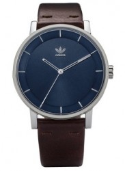 Adidas Men's District L1 Navy Dial Brown Leather Watch Z08 2920-00