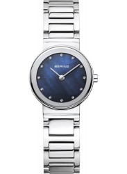Bering Women's Classic Blue Mother of Pearl Stainless Steel Watch 10126-707