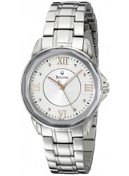 Bulova Women's Silver Dial Stainless Steel Watch 96L172