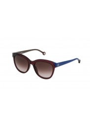 Carolina Herrera Women's Cat Eye Blue Sunglasses SHE743520W09