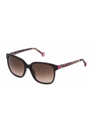 Carolina Herrera Women's Square Brown Sunglasses SHE687540G73