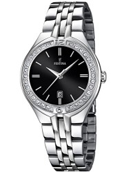 Festina Women's Mademoiselle Black Dial Stainless Steel Watch F16867/2