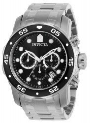 Invicta Men's Pro Diver Chronograph Black Dial Watch 0069