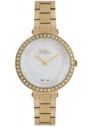 Lee Cooper Women's White Dial Gold Stainless Steel Watch LC06560.120